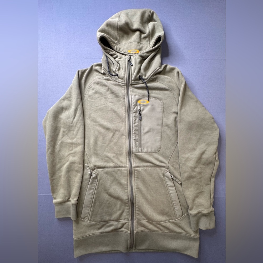 OAKLEY TAIL FIN GREEN FULLZIP HOODIE MEDIUM #1116